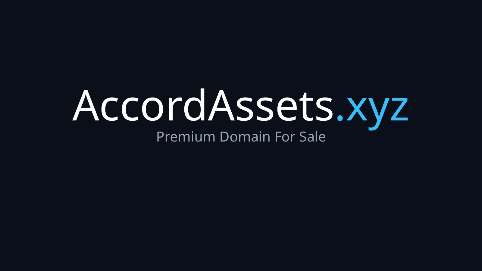 AccordAssets.xyz logo