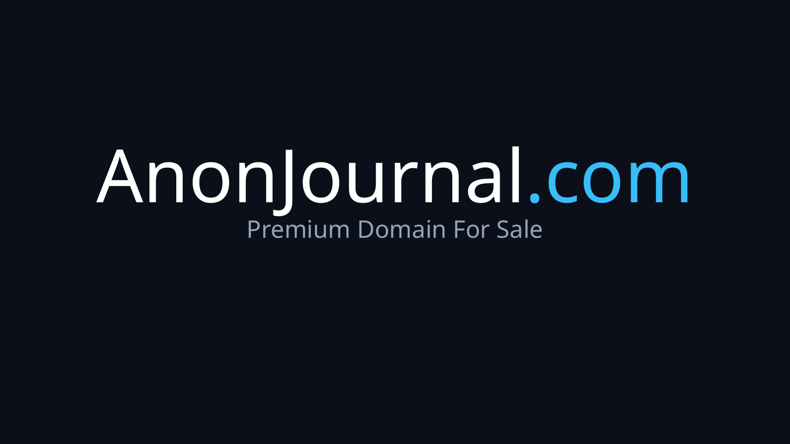 AnonJournal.com logo