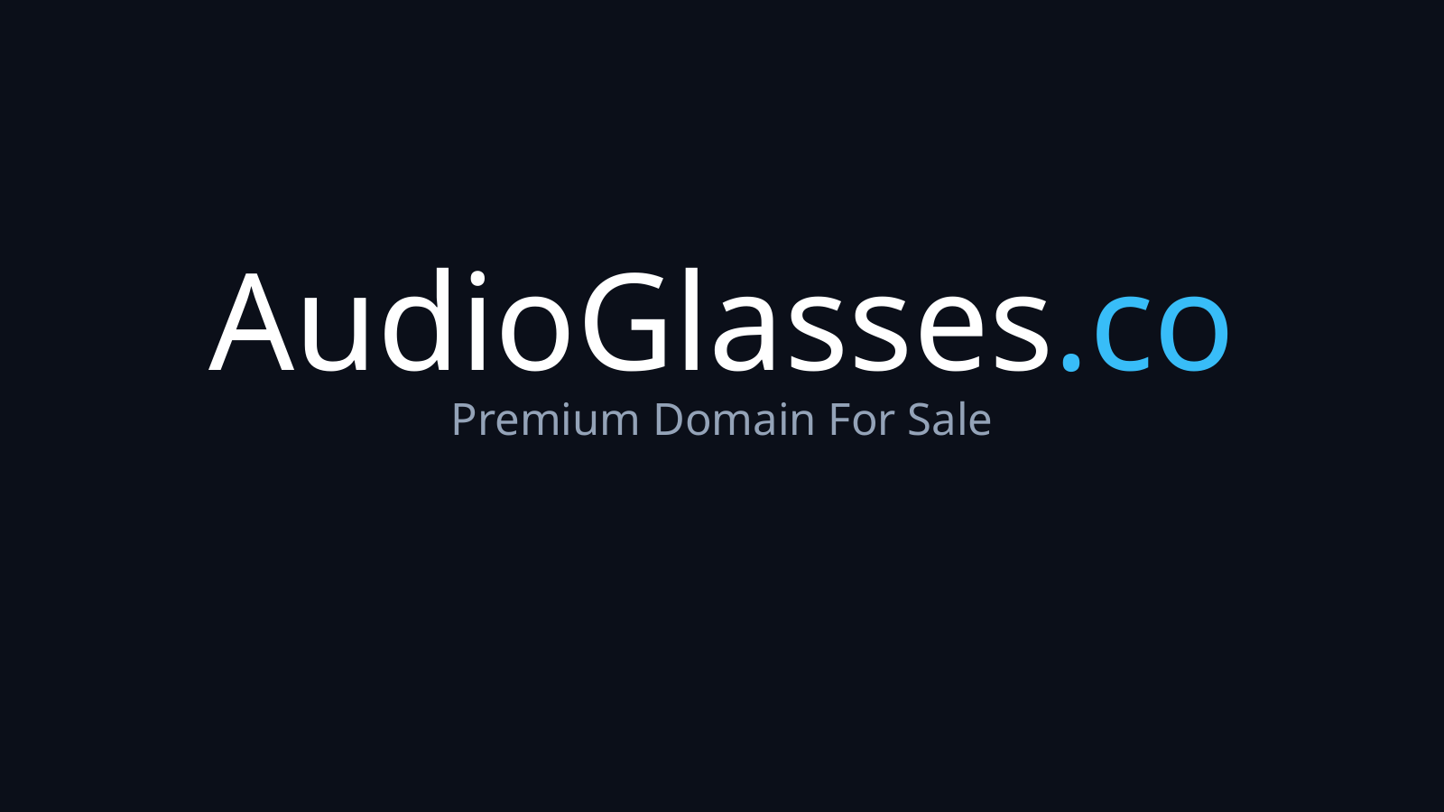 AudioGlasses.co logo