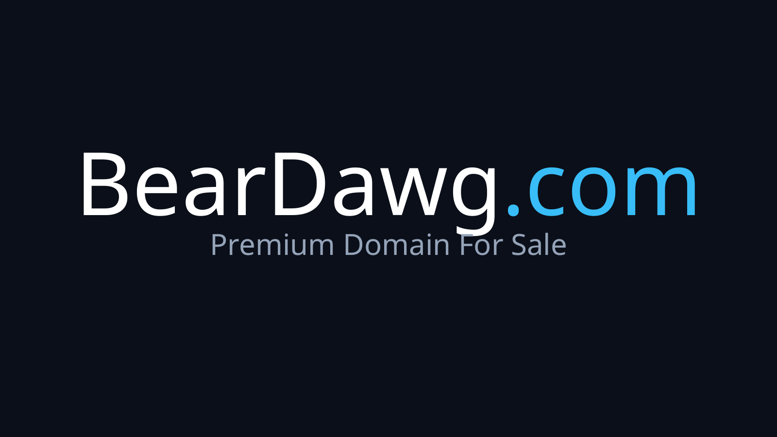 BearDawg.com logo