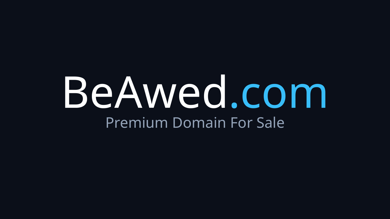 BeAwed.com logo
