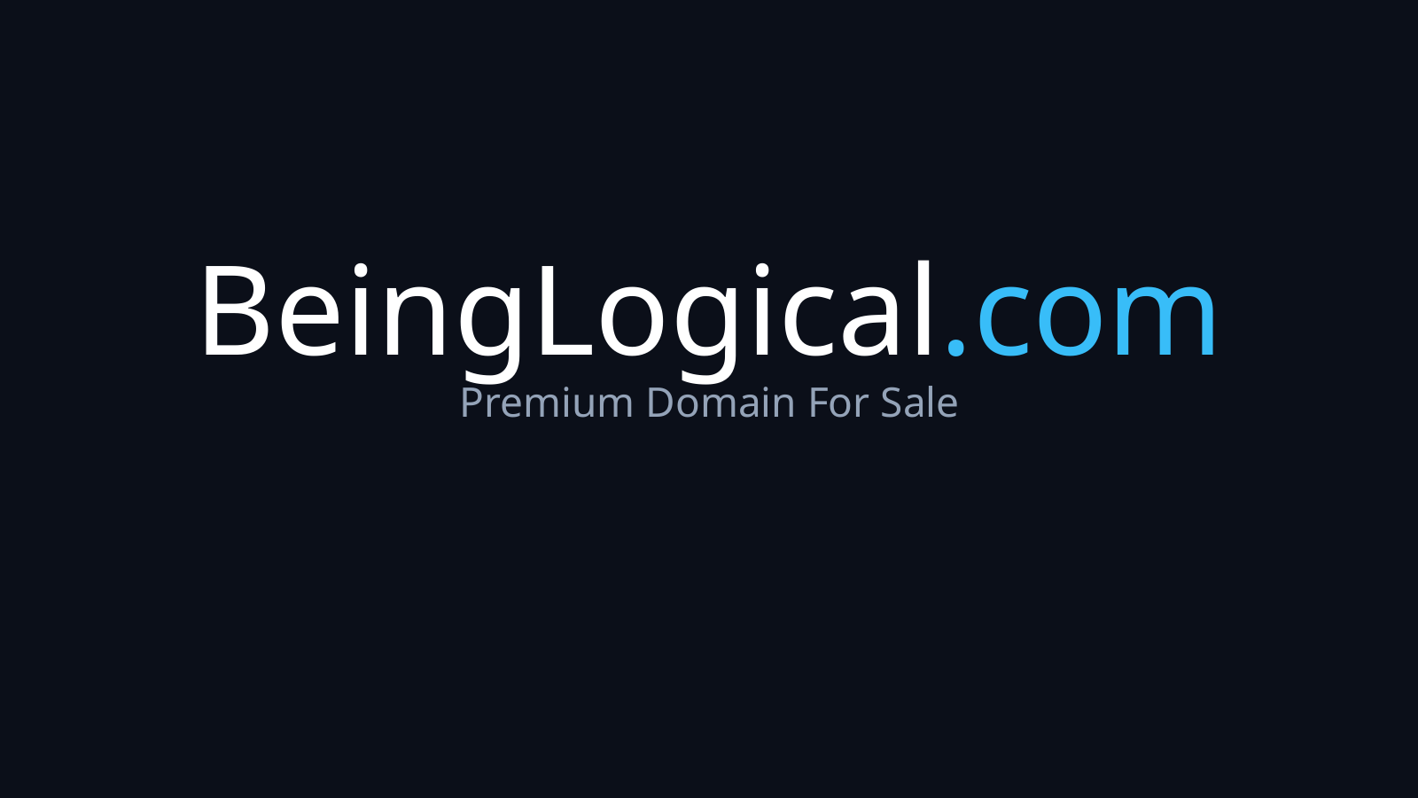 BeingLogical.com logo