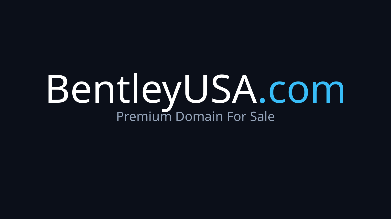 BentleyUSA.com logo