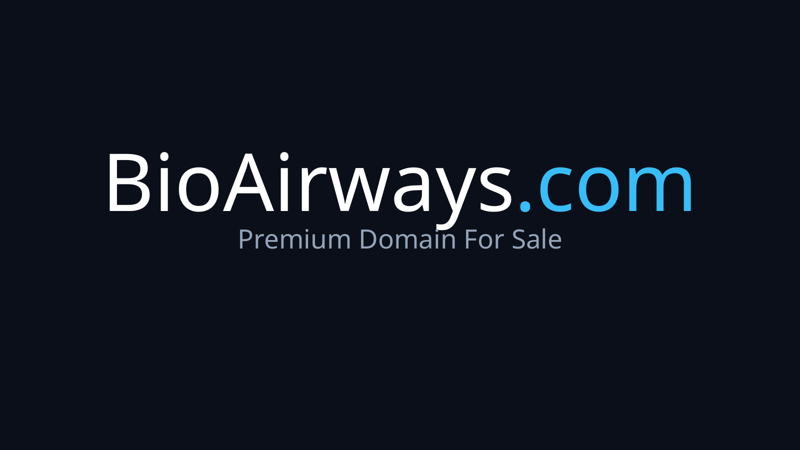 BioAirways.com logo