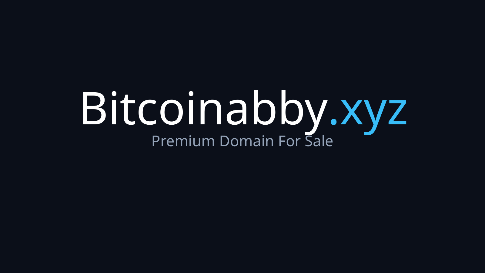 Bitcoinabby.xyz logo