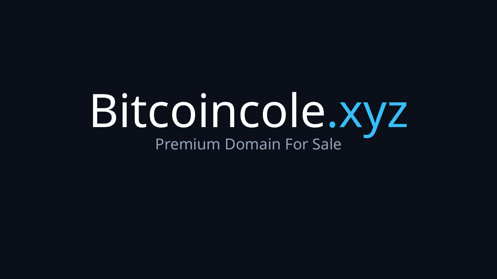 Bitcoincole.xyz logo