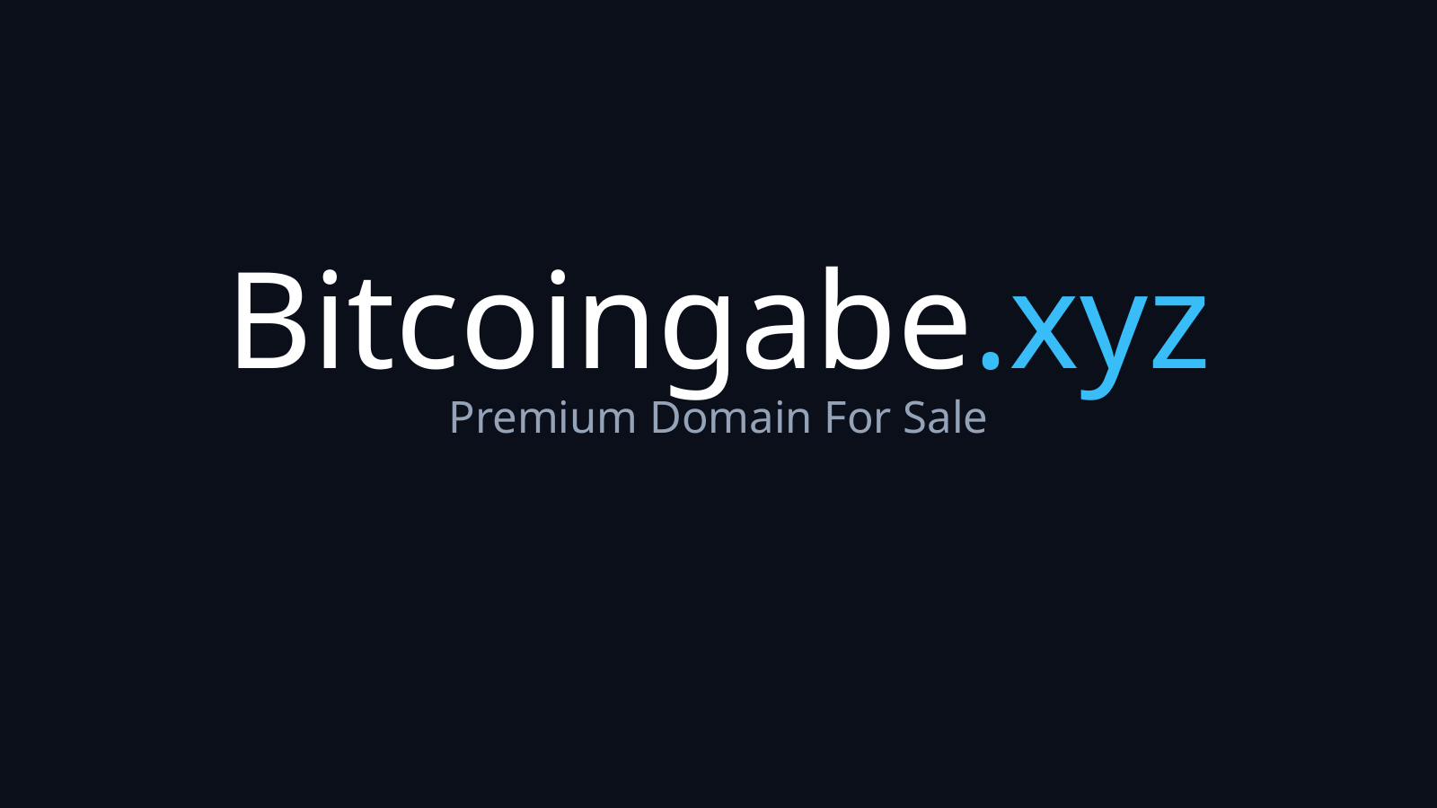 Bitcoingabe.xyz logo