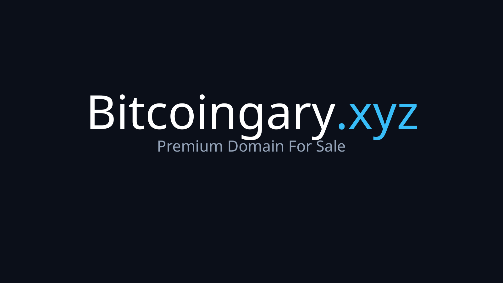 Bitcoingary.xyz logo