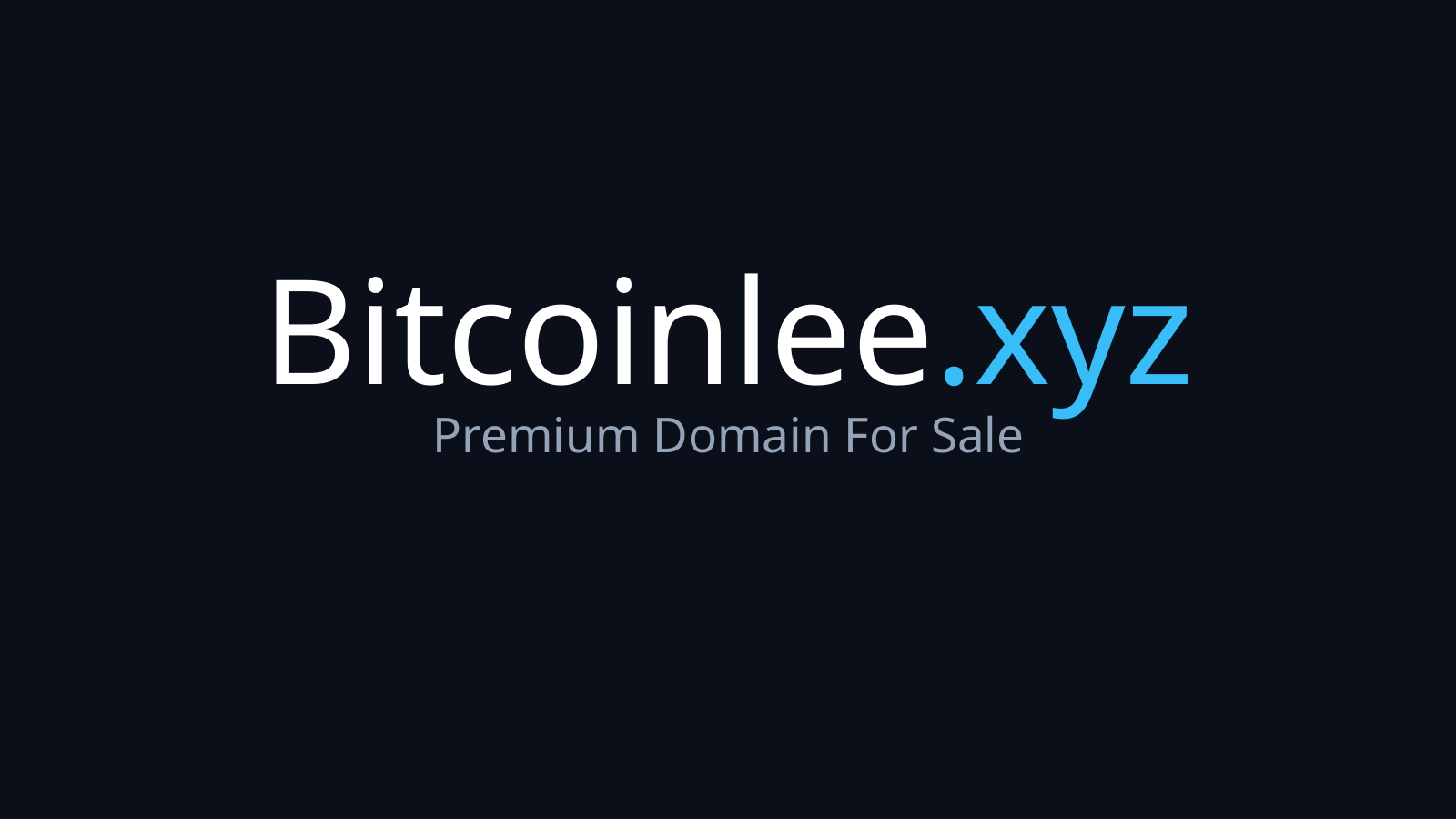 BitcoinLee.xyz logo