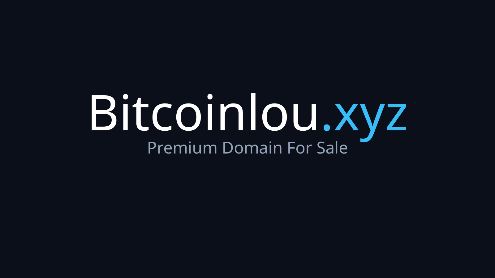 Bitcoinlou.xyz logo