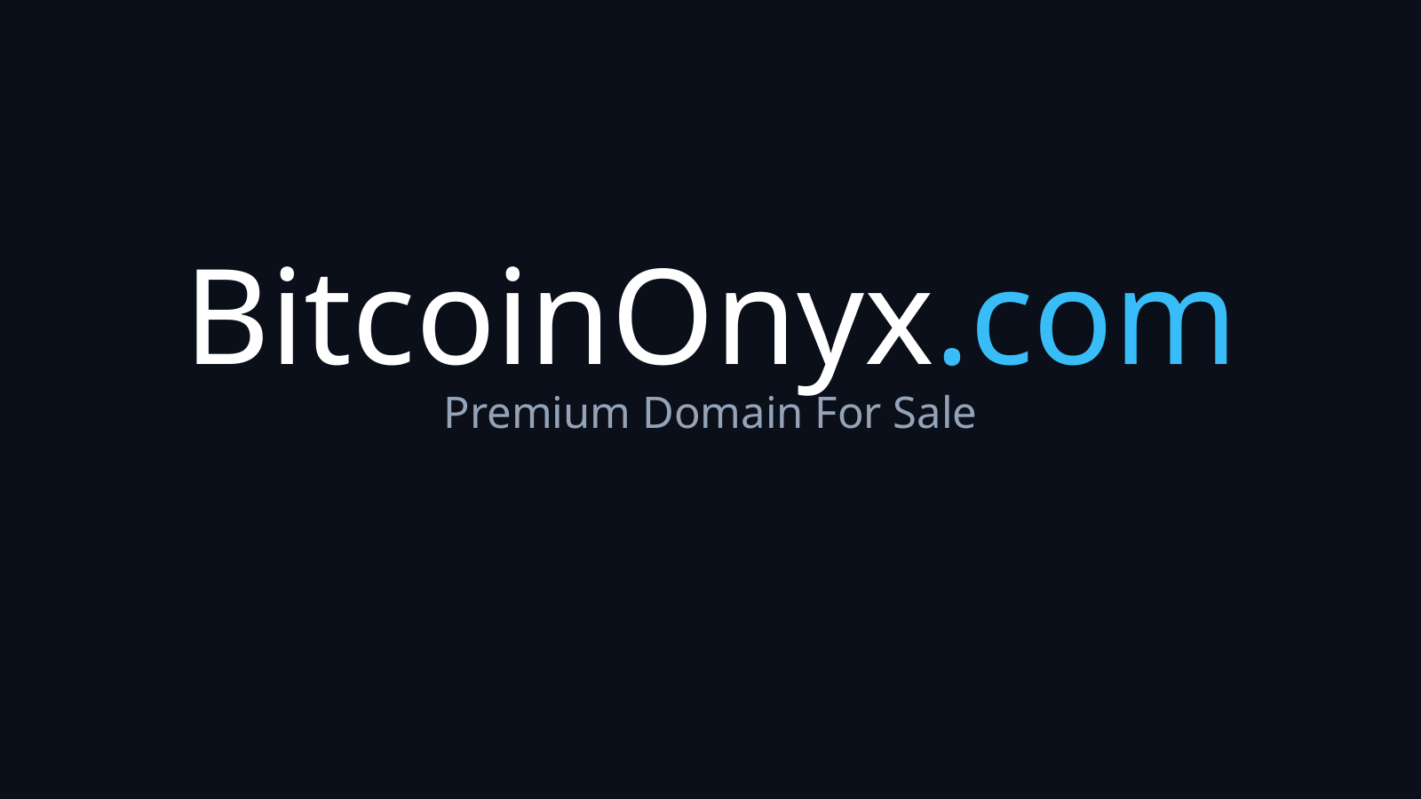 BitcoinOnyx.com logo
