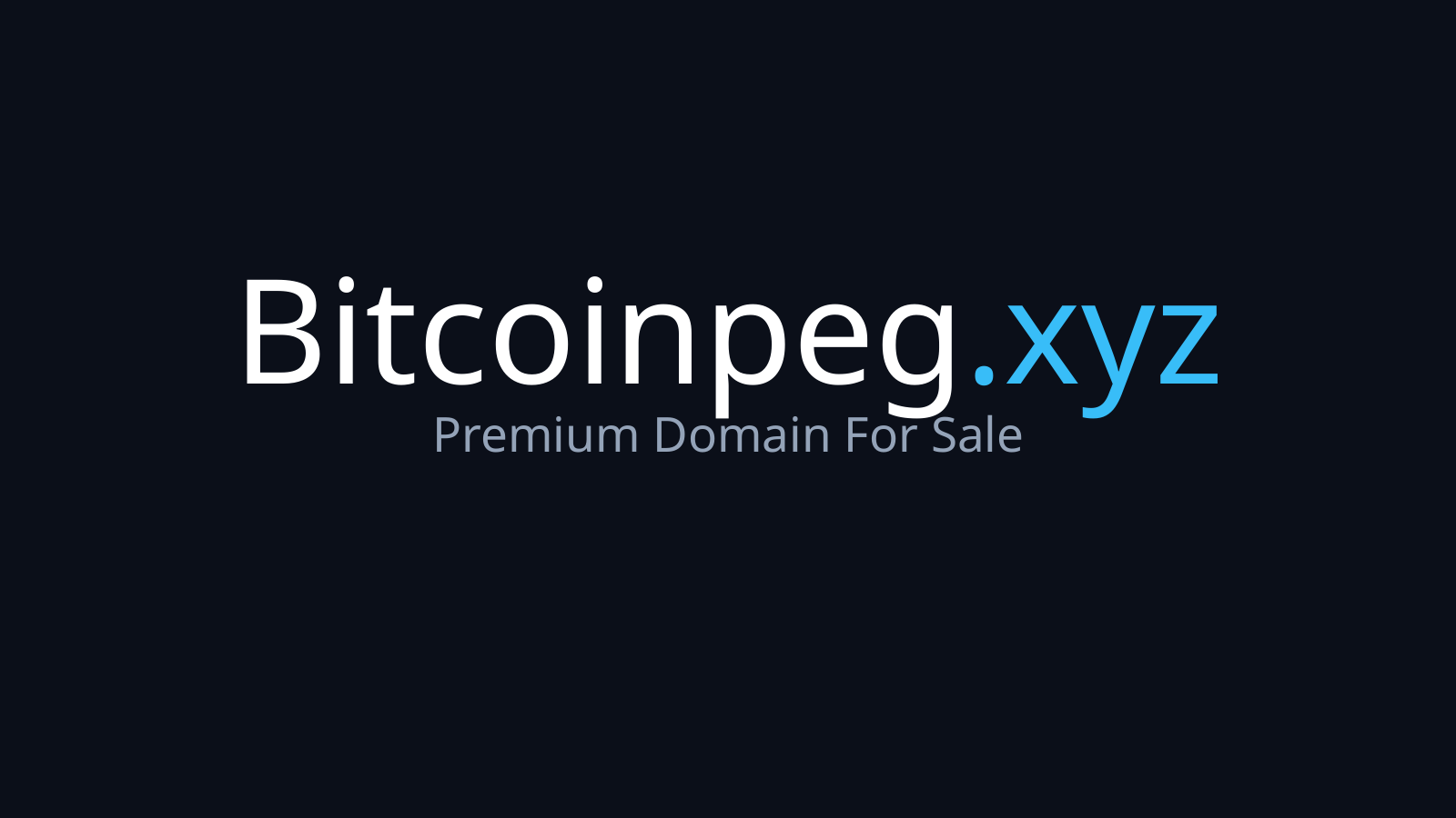 Bitcoinpeg.xyz logo
