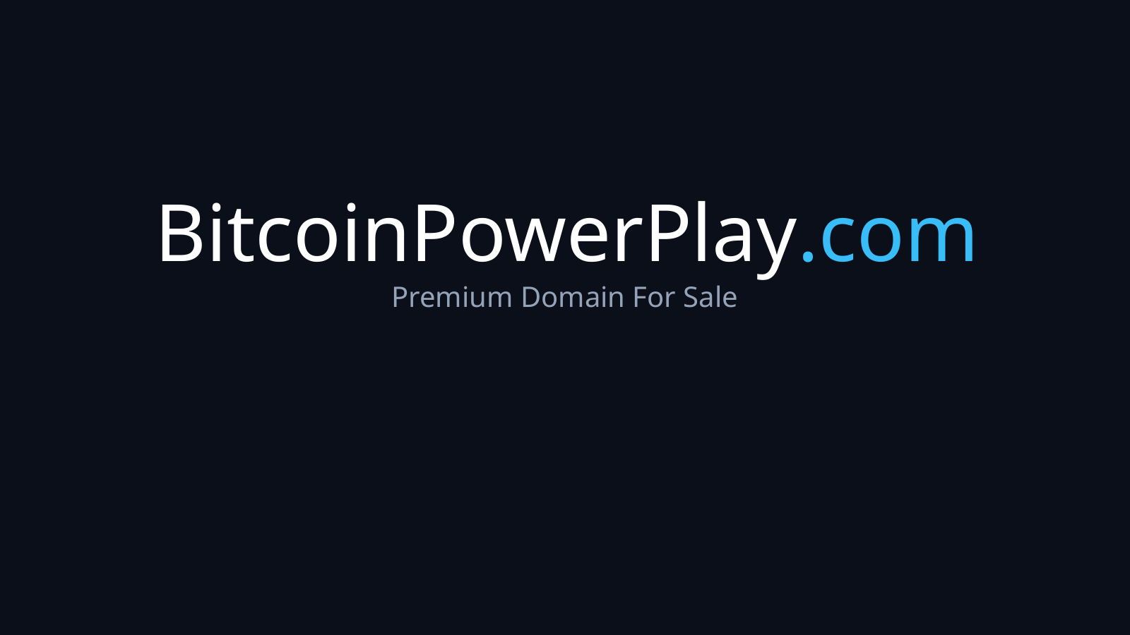 BitcoinPowerPlay.com logo