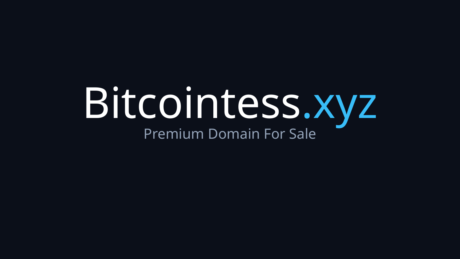 Bitcointess.xyz logo
