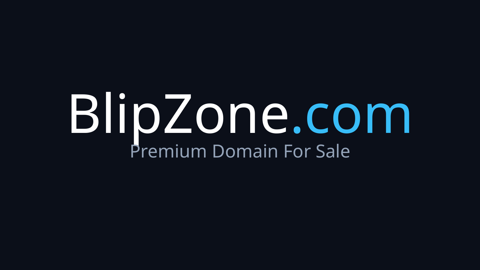 BlipZone.com logo