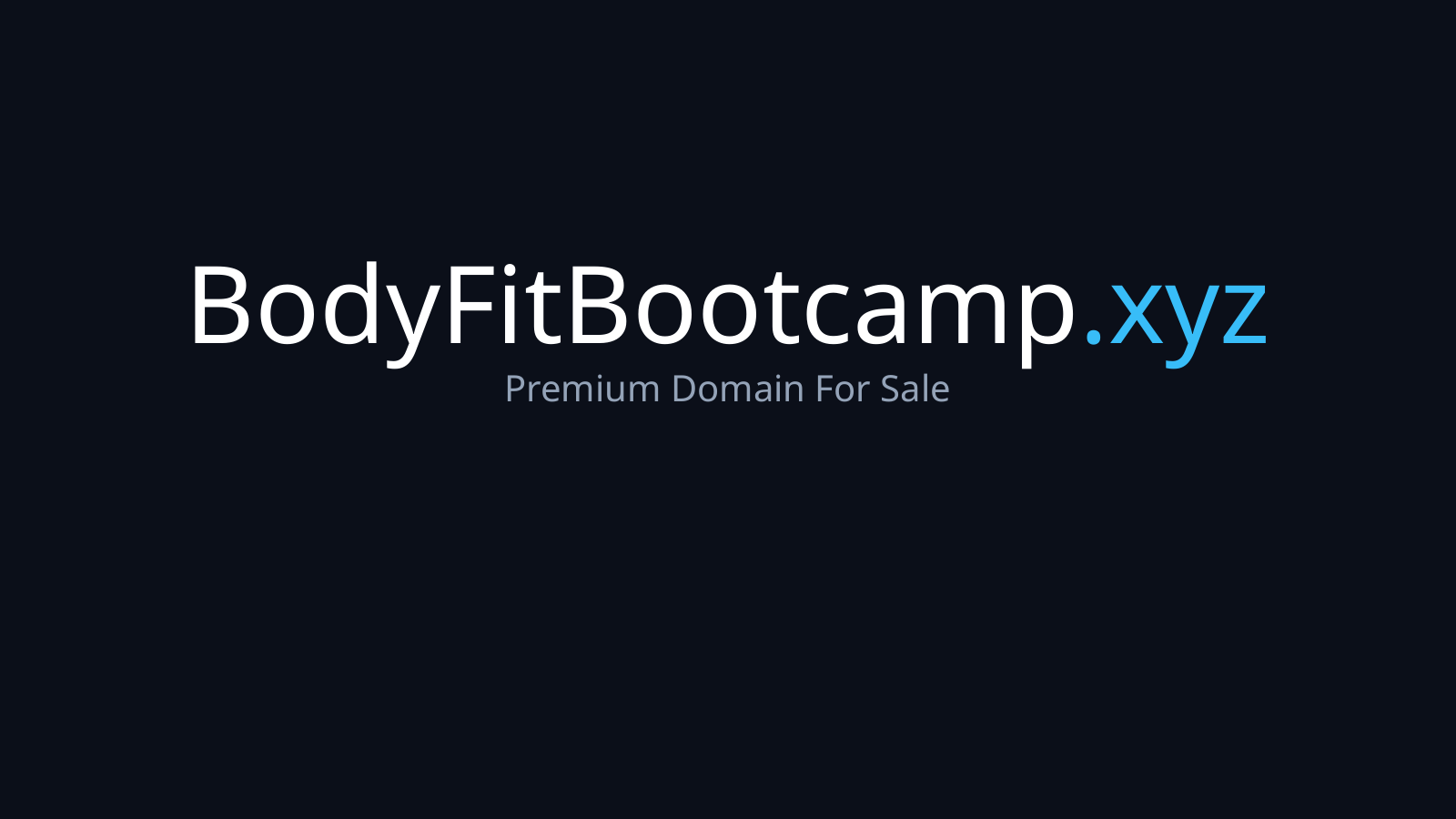 BodyFitBootcamp.xyz logo