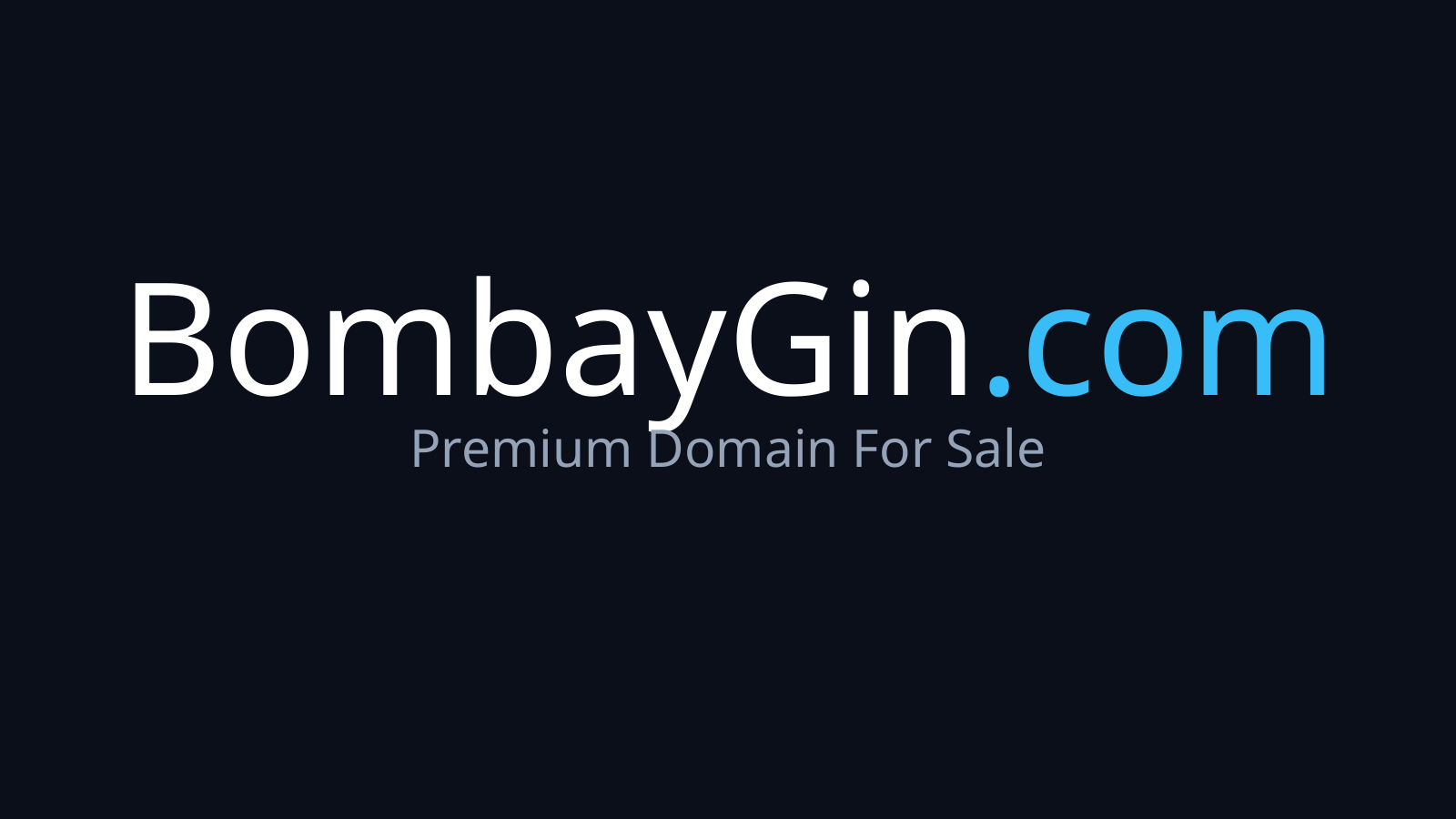 BombayGin.com logo