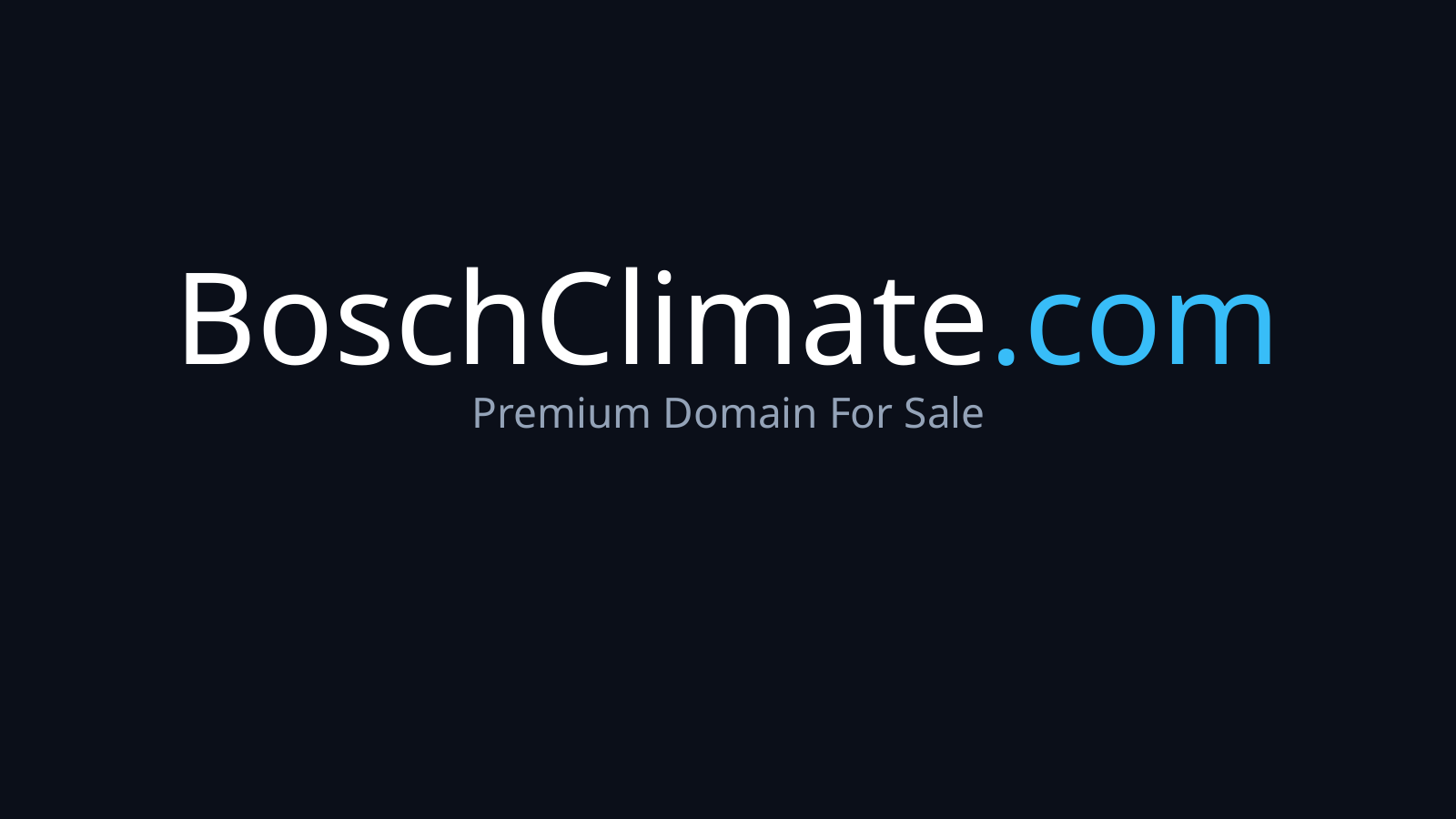 BoschClimate.com logo