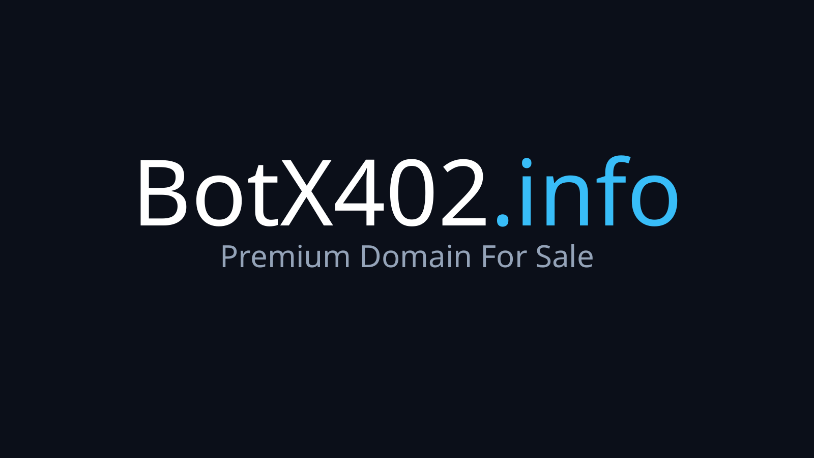 BotX402.info logo