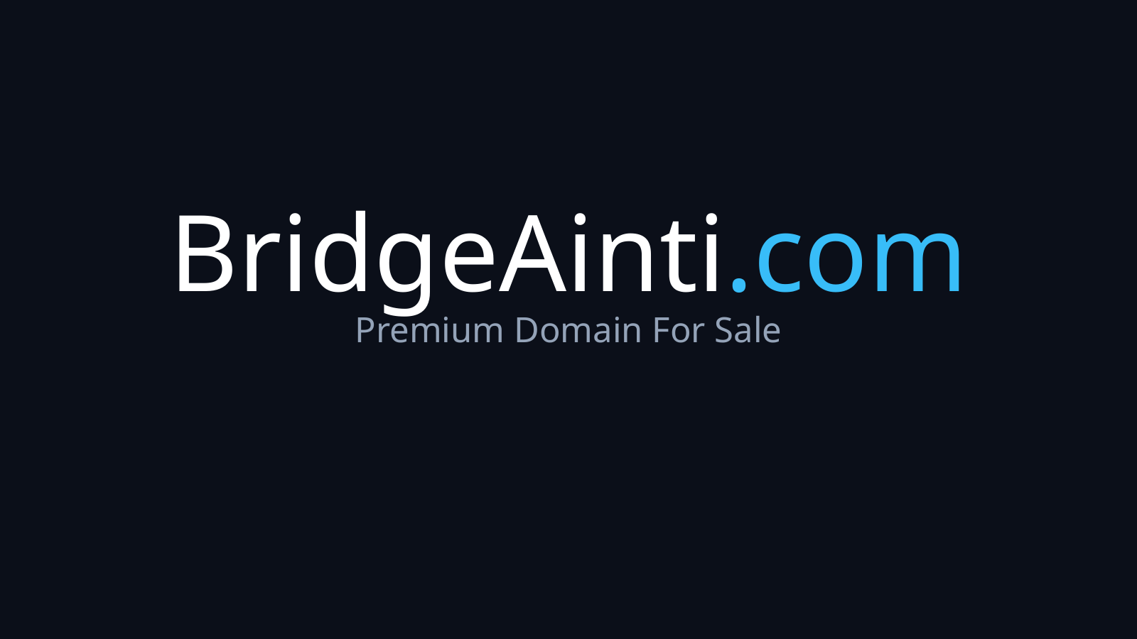BridgeAinti.com logo