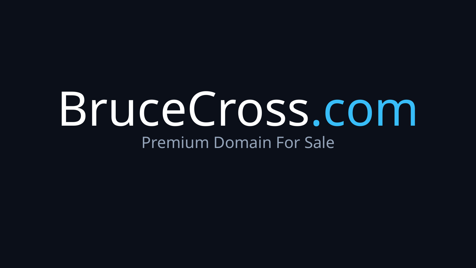 BruceCross.com logo