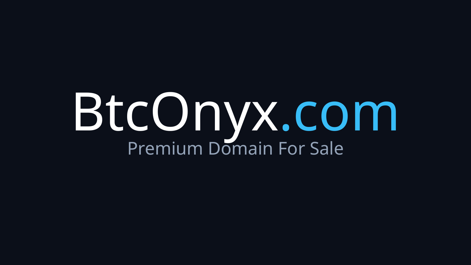 BtcOnyx.com logo