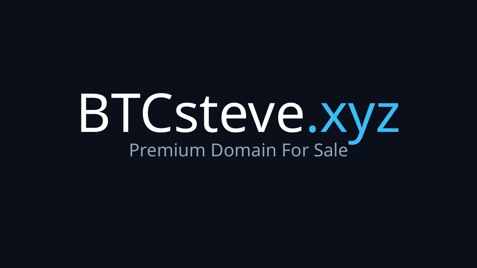 BTCsteve.xyz logo