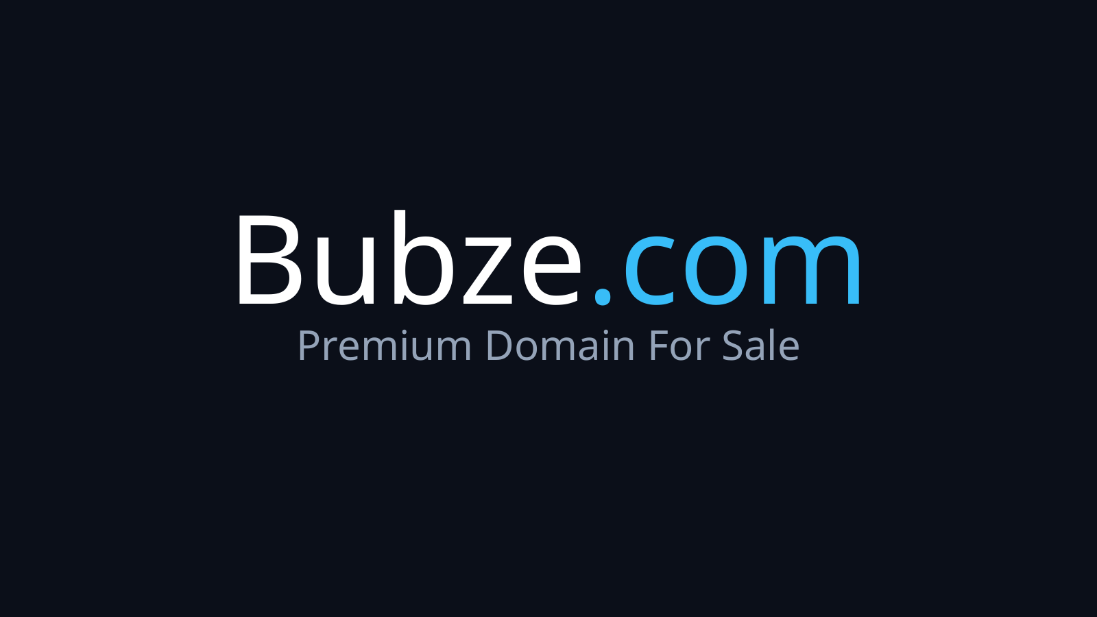 Bubze.com logo