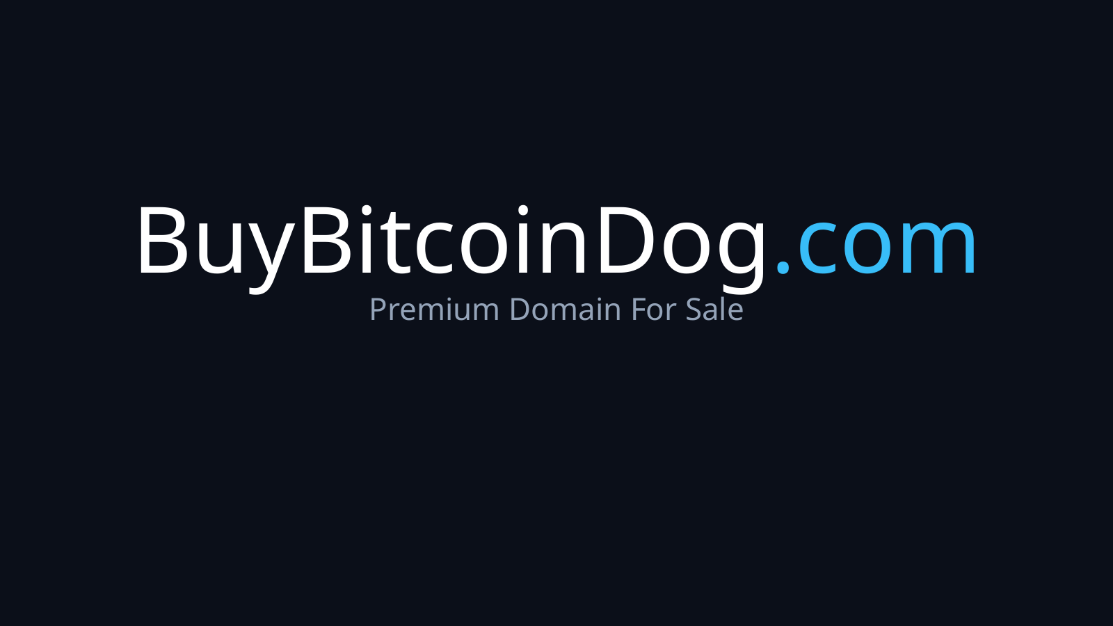 BuyBitcoinDog.com logo
