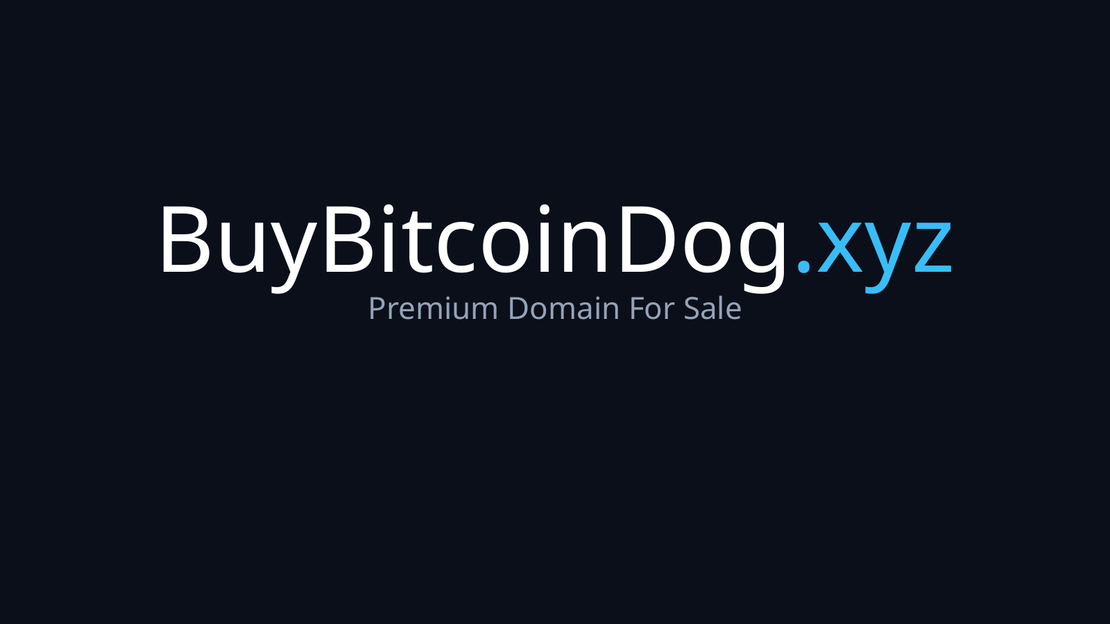 BuyBitcoinDog.xyz logo