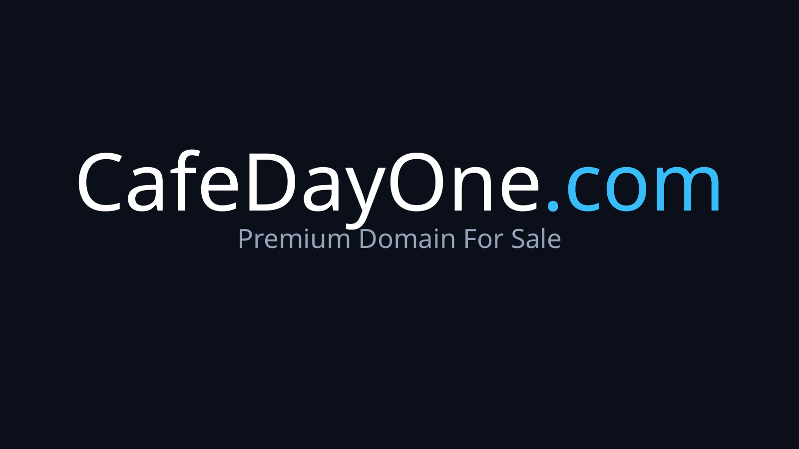 CafeDayOne.com logo