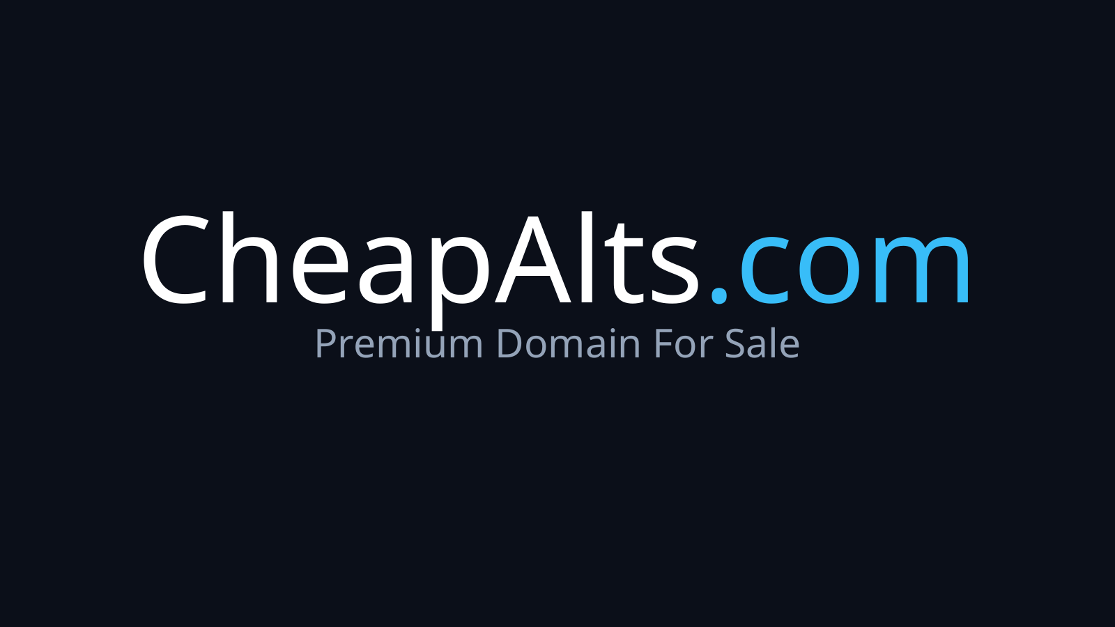 CheapAlts.com logo