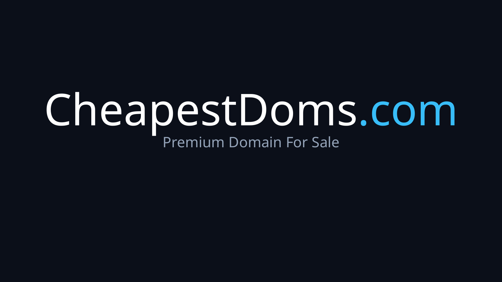 CheapestDoms.com logo