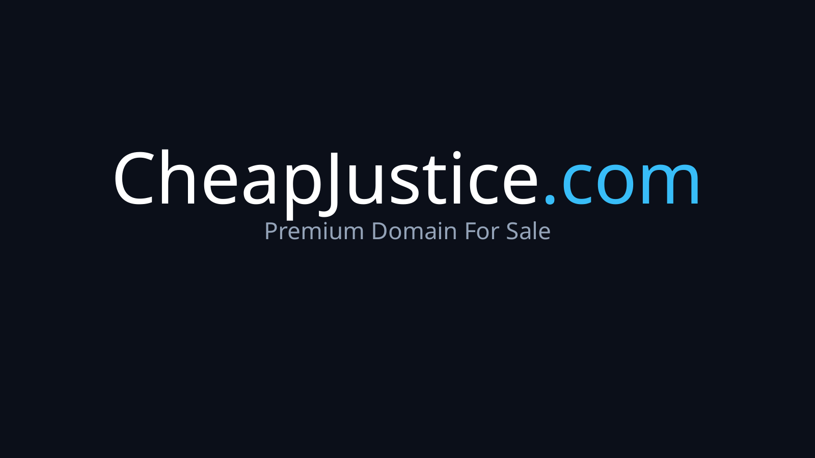 CheapJustice.com logo