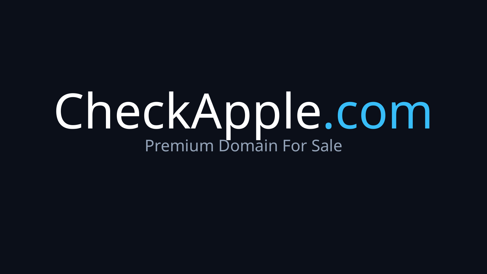 CheckApple.com logo