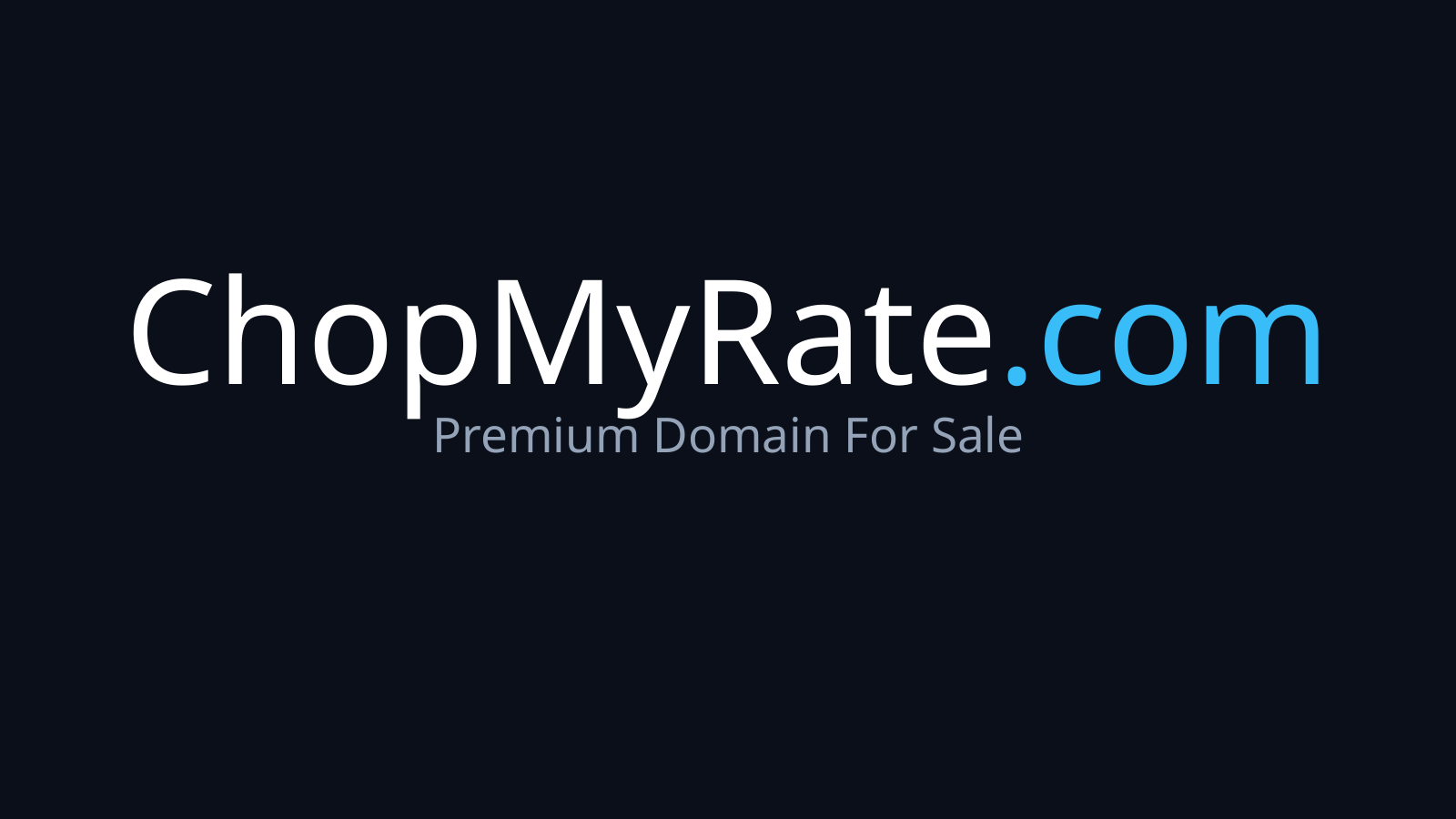 ChopMyRate.com logo