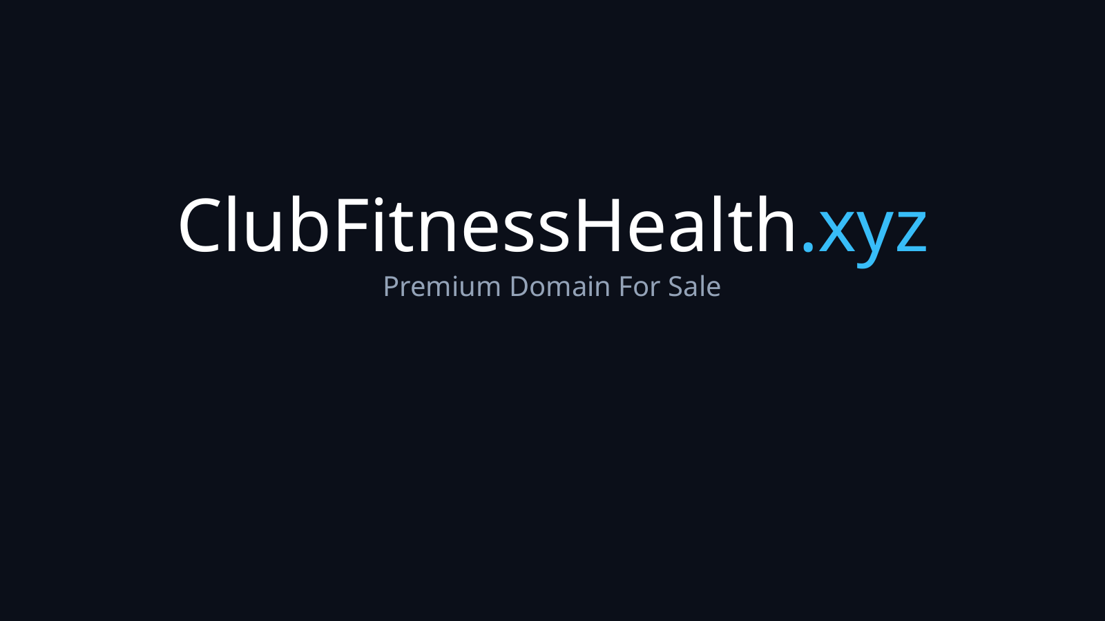 ClubFitnessHealth.xyz logo