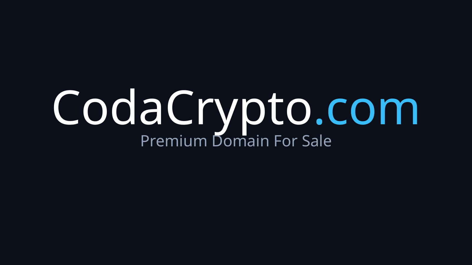 CodaCrypto.com logo