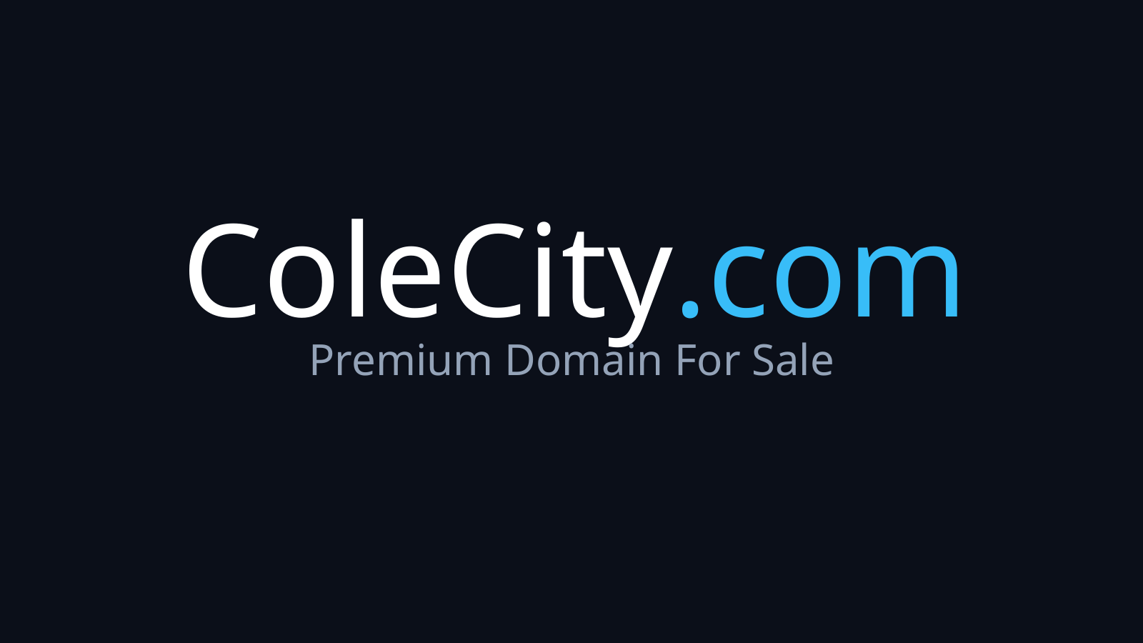 ColeCity.com logo