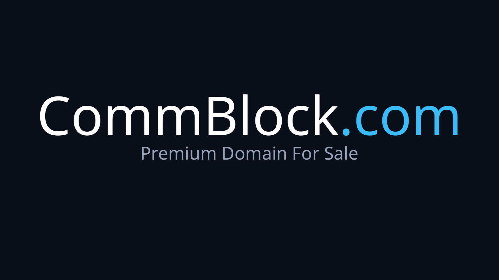 CommBlock.com logo