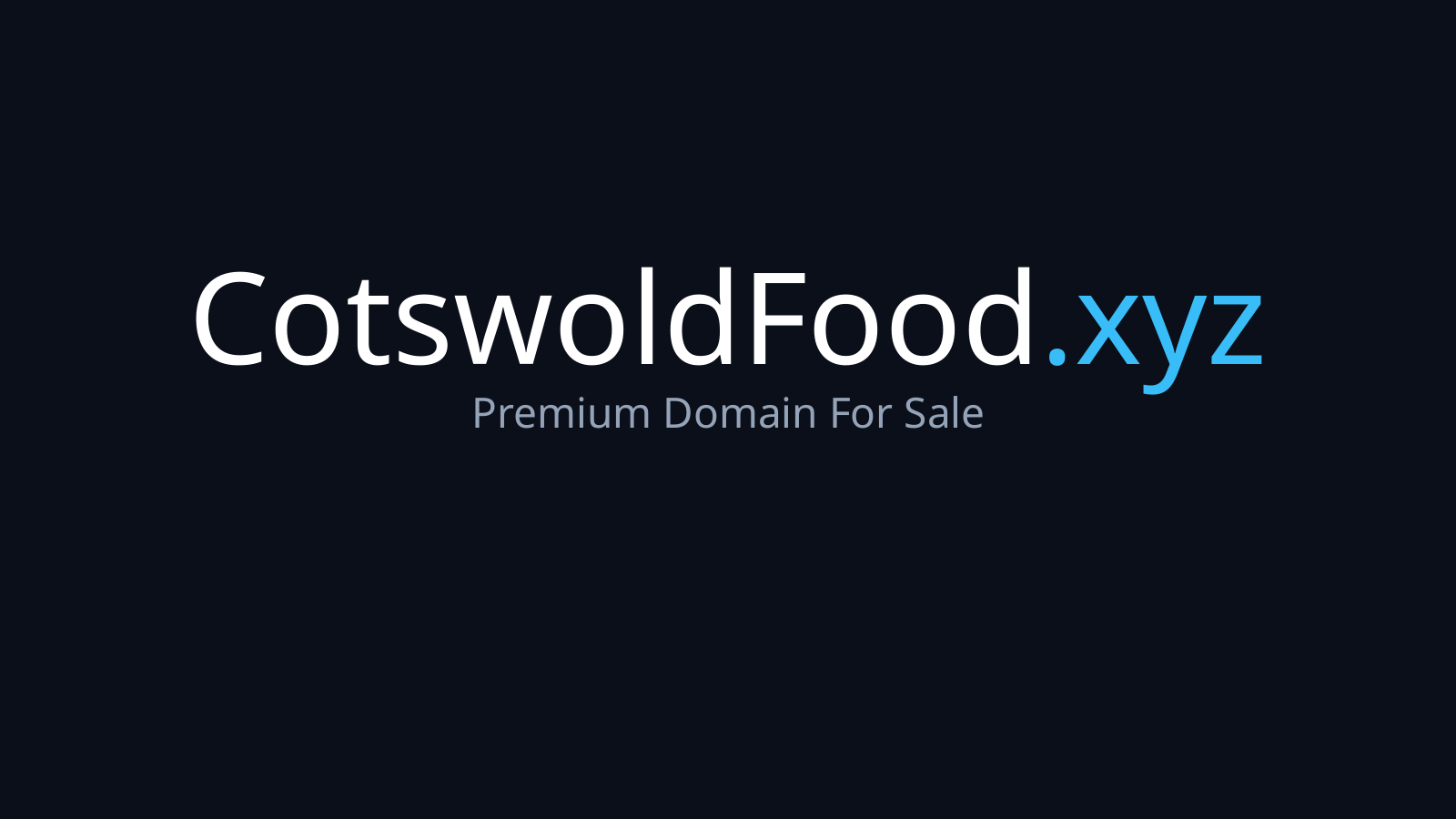 CotswoldFood.xyz logo