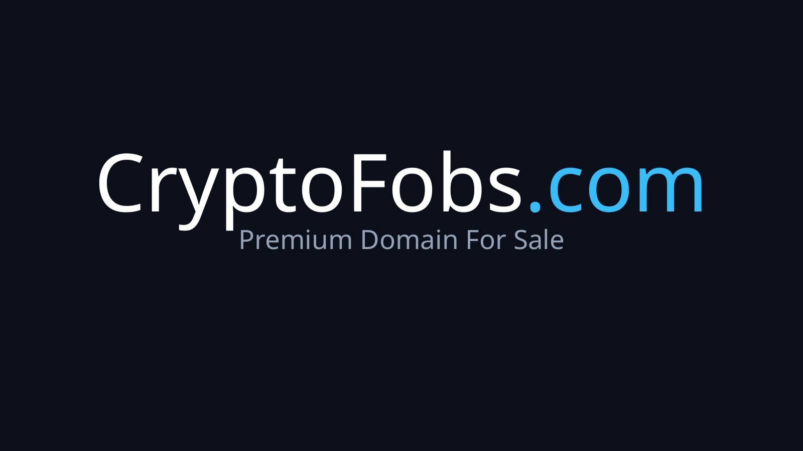 CryptoFobs.com logo