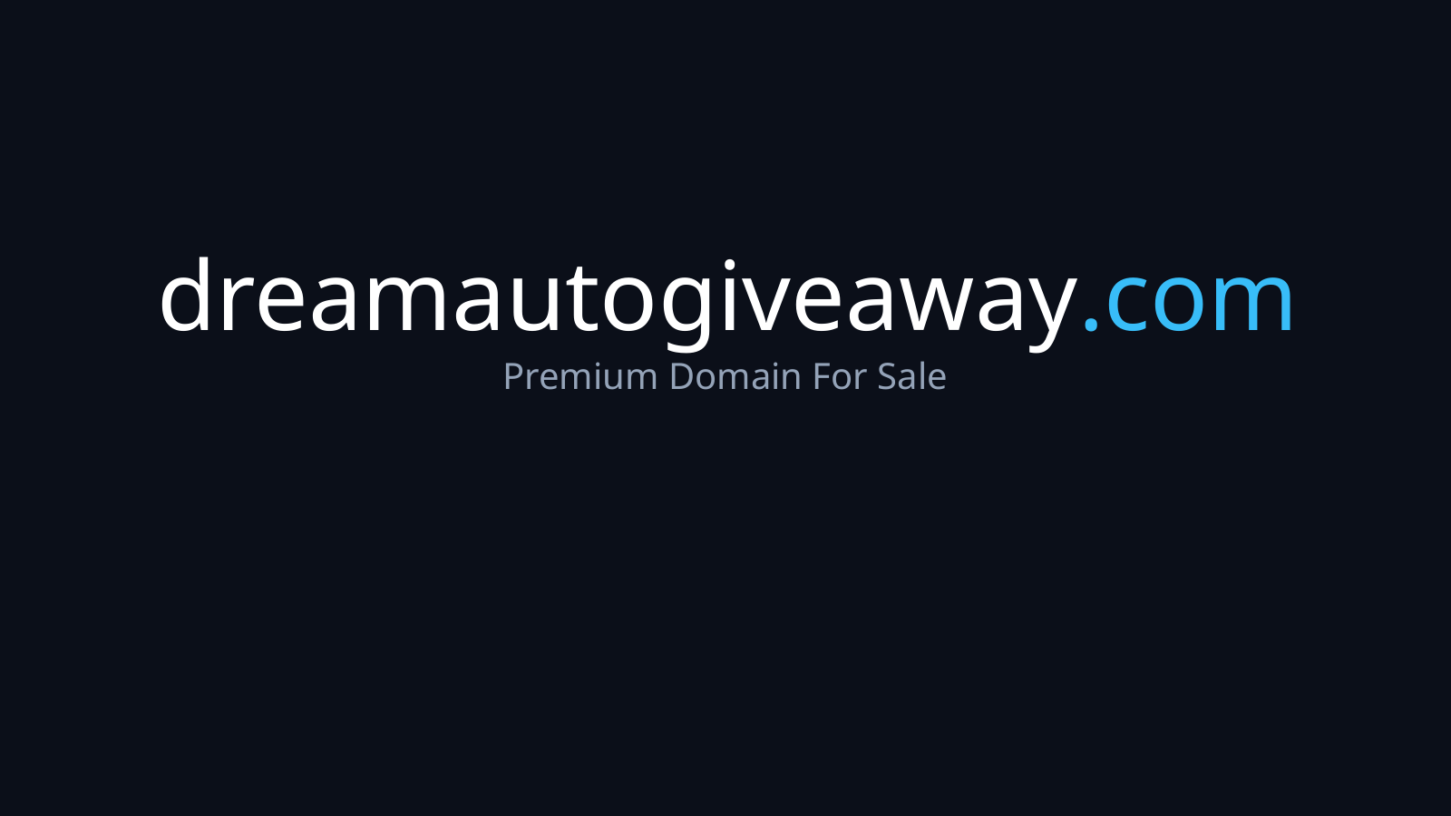 DreamAutoGiveaway.com logo