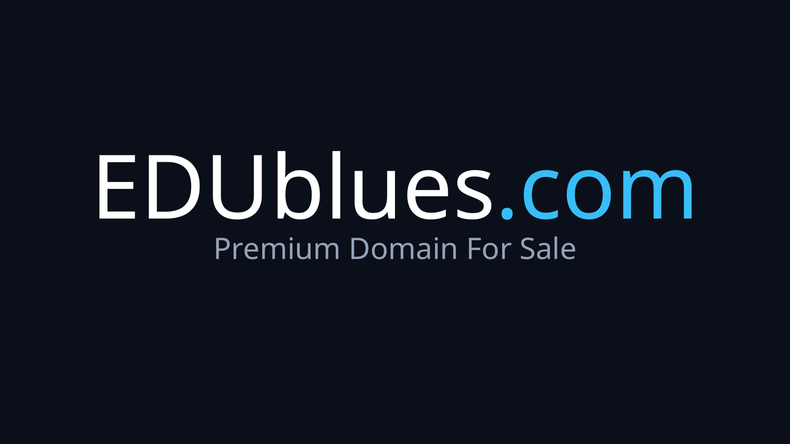 EDUblues.com logo