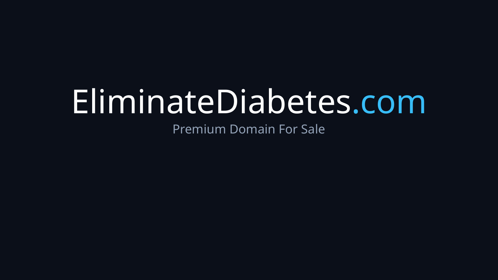 EliminateDiabetes.com logo