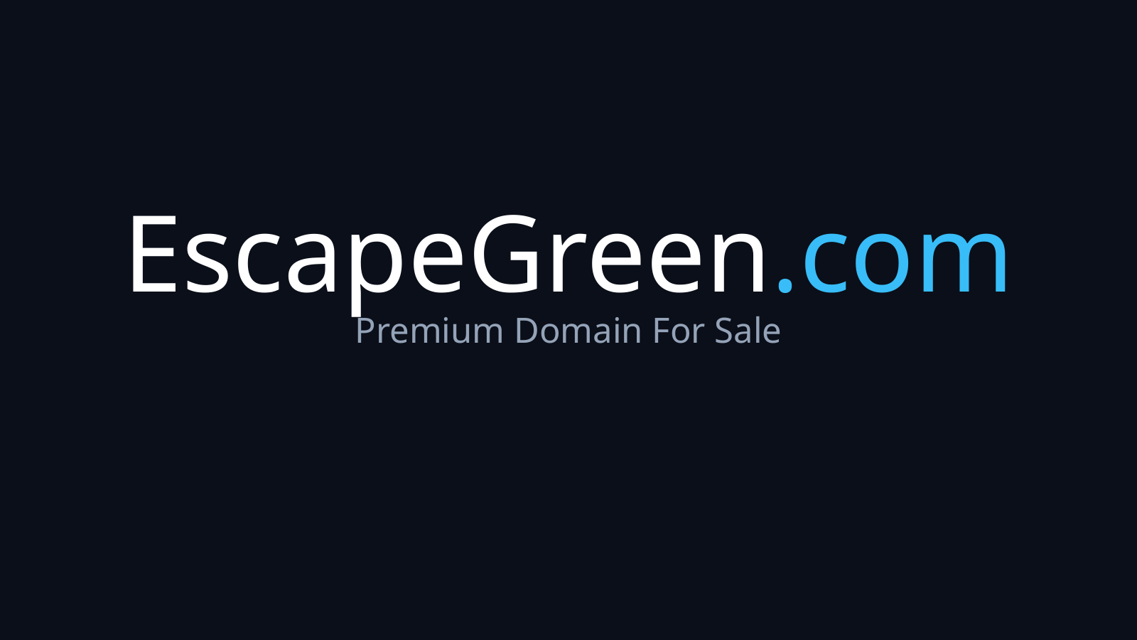 EscapeGreen.com logo