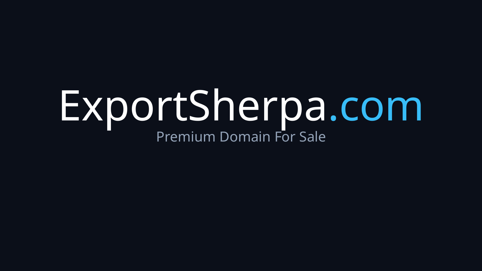 ExportSherpa.com logo