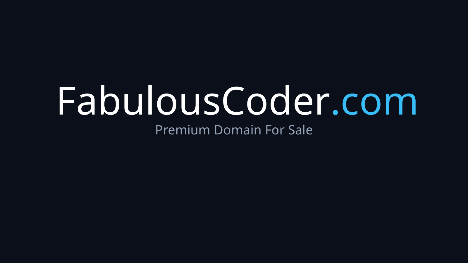 FabulousCoder.com logo