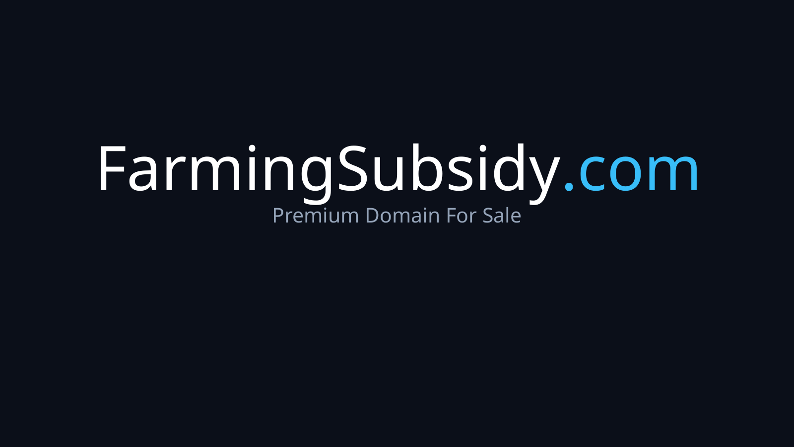 FarmingSubsidy.com logo
