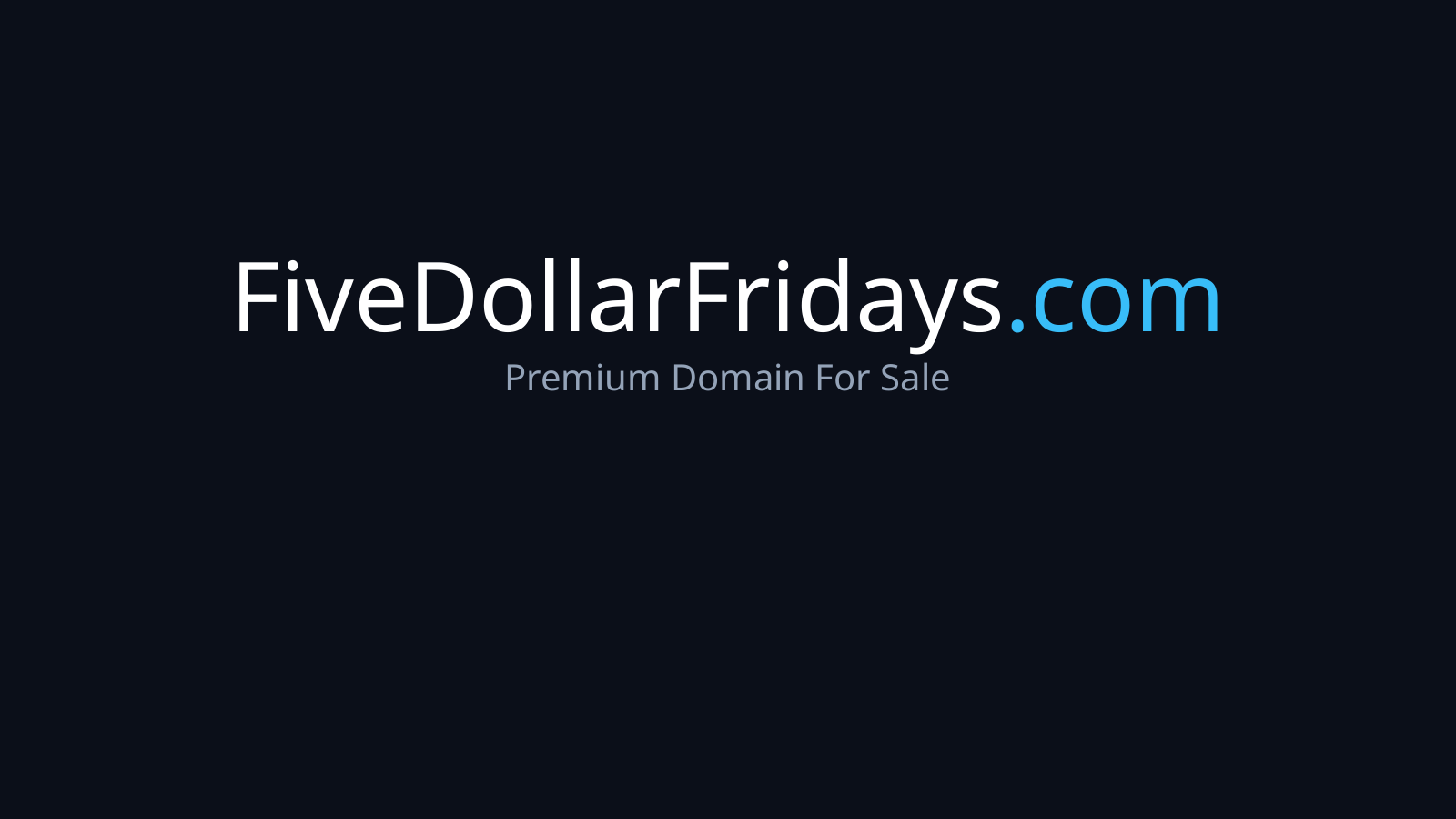 FiveDollarFridays.com logo